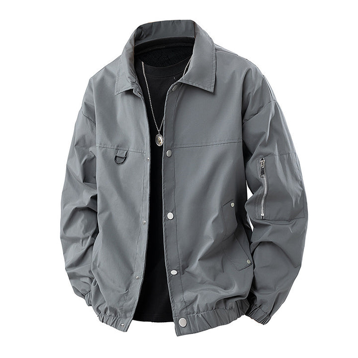 Men's Fashion Transitional Jacket with Practical Zip Pockets Mune Fashion