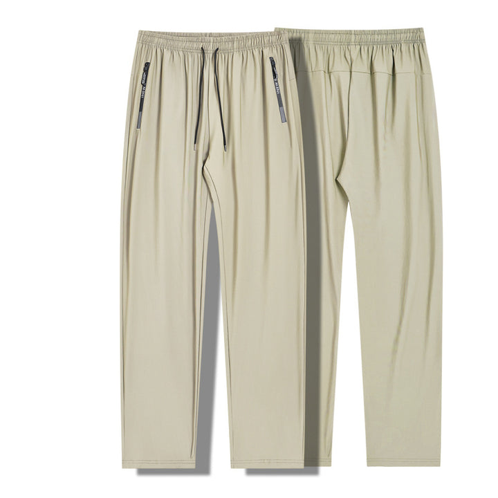 Men's sporty jogging pants with side zip pockets Mune Fashion