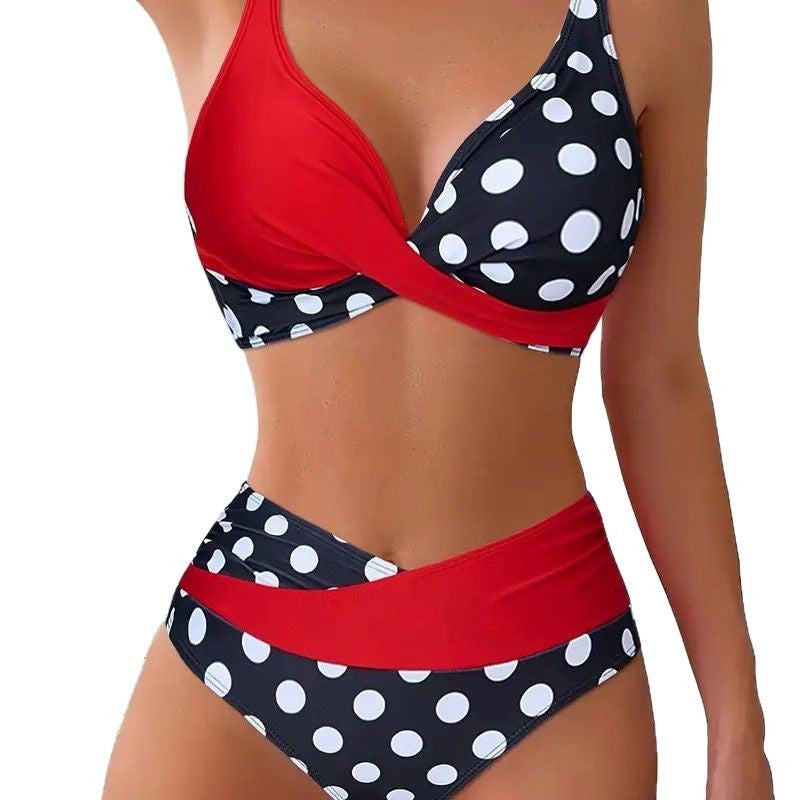 Women's bikini model in modern wrap style Mune Fashion