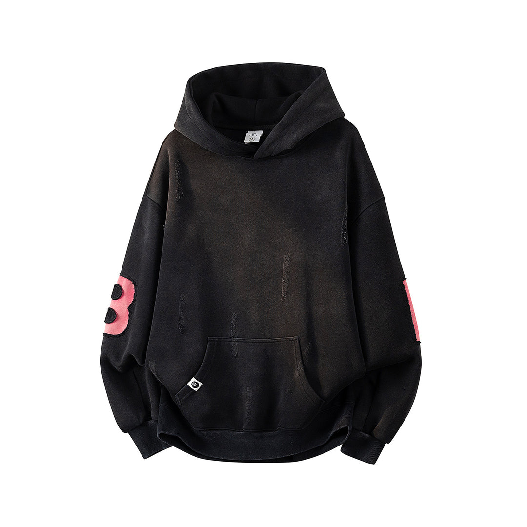 Unisex Oversize Hoodie with handwritten graphic print, kangaroo pocket & ribbed hem Mune Fashion