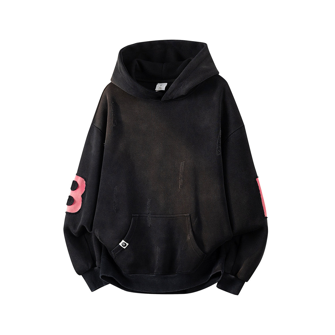 Unisex Oversize Hoodie with handwritten graphic print, kangaroo pocket & ribbed hem Mune Fashion
