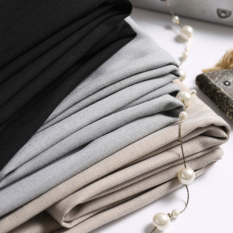 Women Elegant and Comfortable High-Waisted Suit Pants Drune