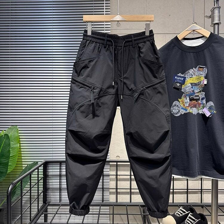 Men's cargo pants with practical zipper pockets Mune Fashion