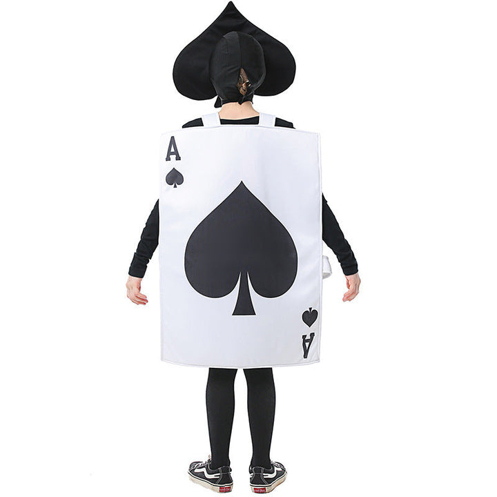 Men's playing cards costume with detailed design and shoulder straps Mune Fashion