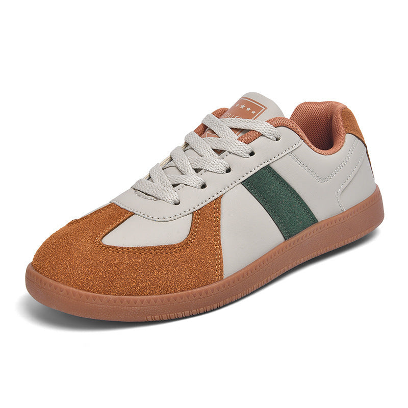Unisex nan urban Tennis sneaker with suede overlays, padded heel collar, and vulcanized rubber sole Mune Fashion