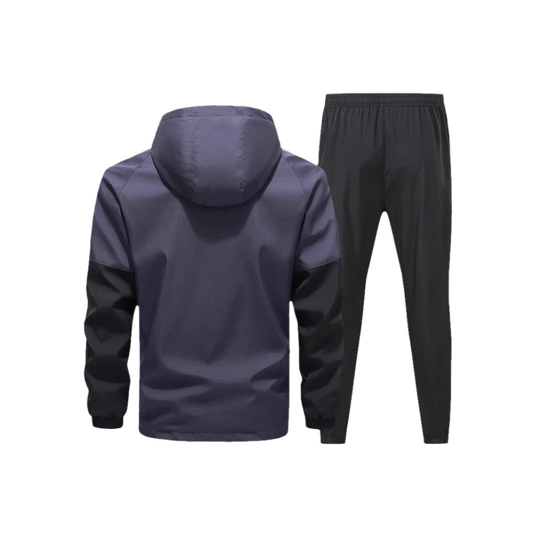 Men's sporty two-piece with hood Mune Fashion