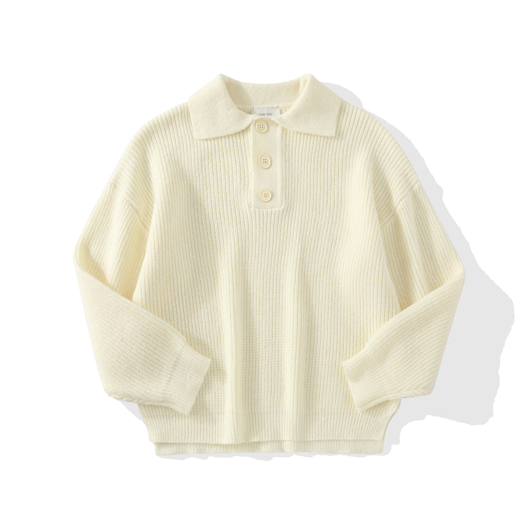 Women's Comfortable Knit Sweater with Button Details Mune Fashion