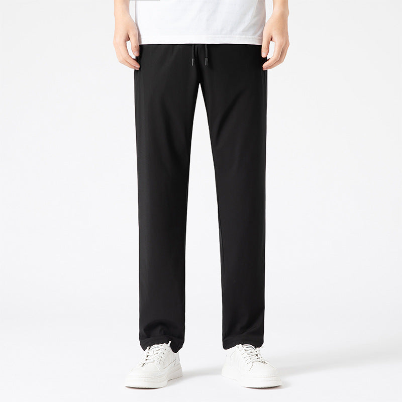 Men's Lightweight Sports Pants with Elastic Waistband and Practical Zip Pockets Mune Fashion