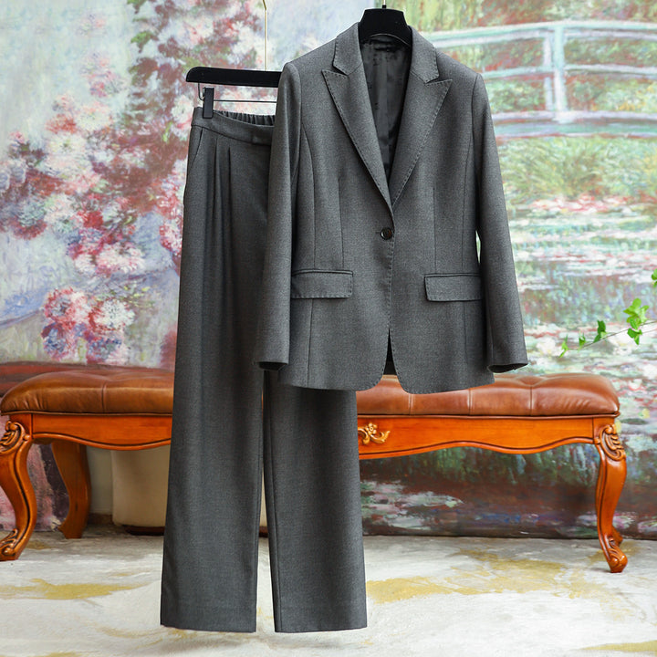 Women Elegant Blazer and Pants Set Mune Fashion