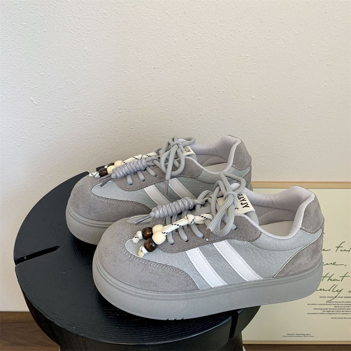 Women's Comfortable Sneakers with Innovative Lacing System and Cushioning Sole Mune Fashion