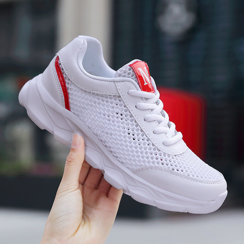 Women's nano lightweight mesh sneakers with ventilated upper material and shock-absorbing wave sole Mune Fashion