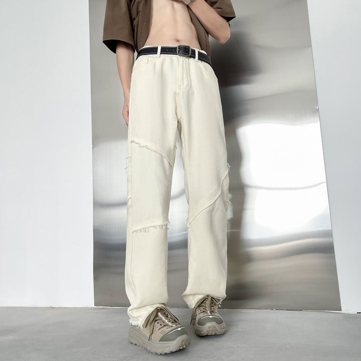 Men's Casual Wide Leg Jeans Mune Fashion