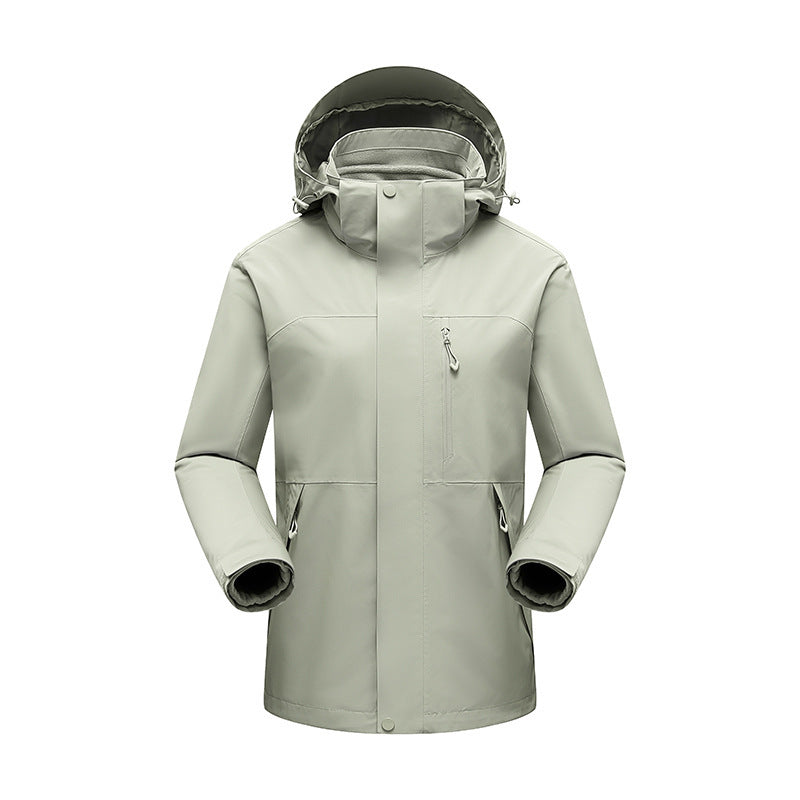 Men's Water-Repellent Winter Parka with Detachable Hood and Taped Seams Mune Fashion