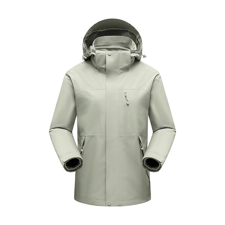 Men's Water-Repellent Winter Parka with Detachable Hood and Taped Seams Mune Fashion