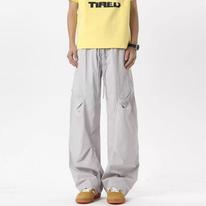 Women's Casual Cargo Pants with Stretch Waistband and Practical Pockets Mune Fashion