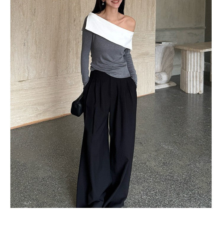 Ladies Elegant and Stylish Jumpsuit with Off-Shoulder Design Drune