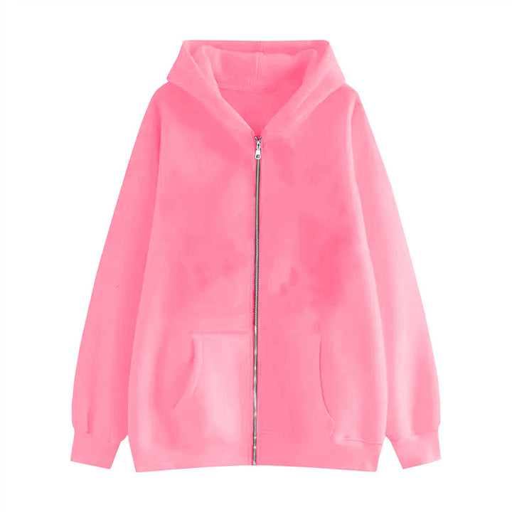 Unisex casual hoodie jacket with sturdy metal zipper double-layered hood and deep kangaroo pockets Mune Fashion