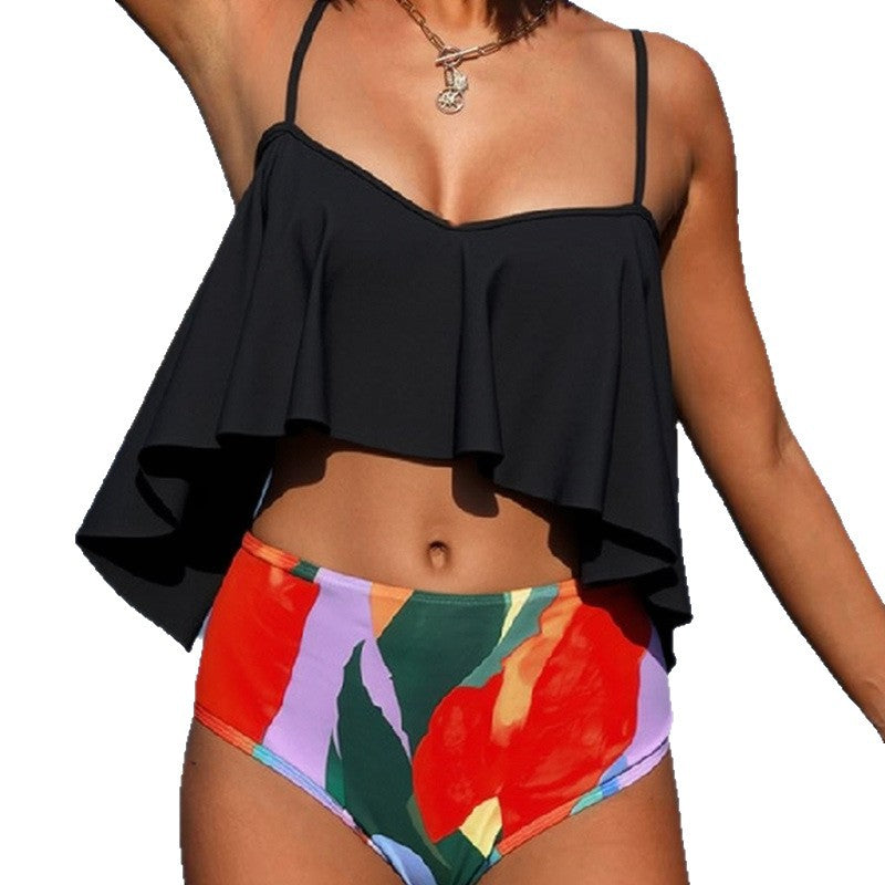 Ladies Bikini Set with trendy oversized top and figure-flattering bottom Mune Fashion