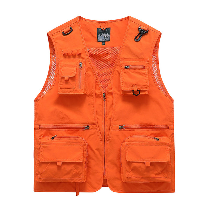 Men's Multifunctional Fishing Vest with Numerous Pockets Mune Fashion