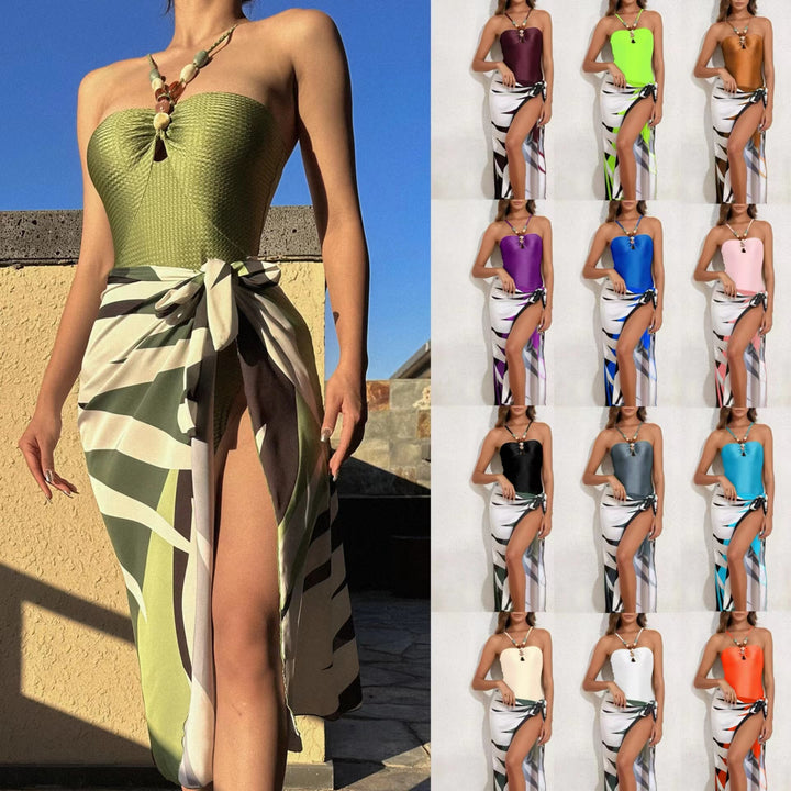 Women’s One-Piece Swimsuit with Playful Pendant Mune Fashion