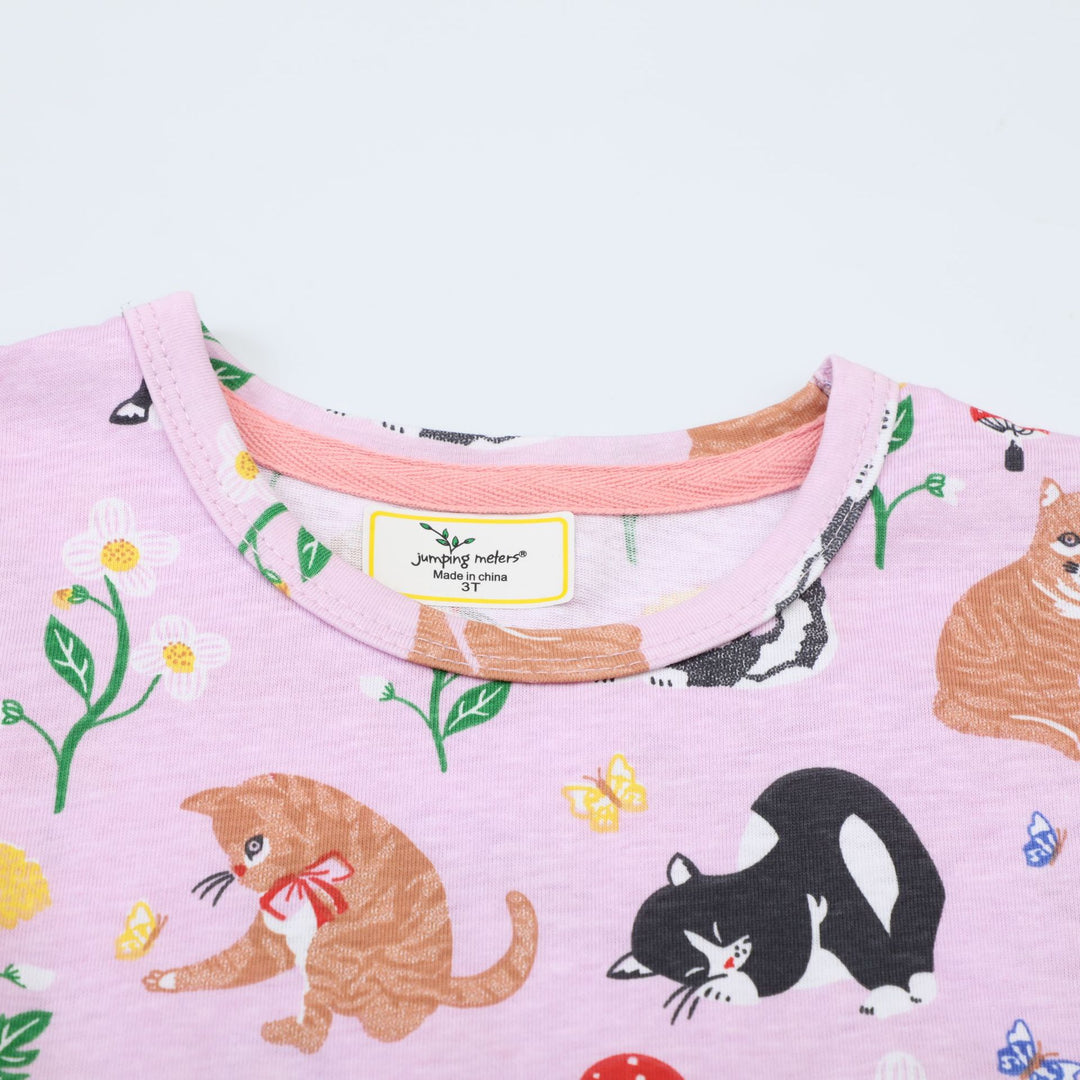 Girls T-Shirt Dress with Creative Pocket Design Mune Fashion