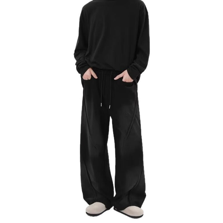 Men's Extreme Oversize Jogging Pants with extra wide leg, drawstring and side pockets Mune Fashion