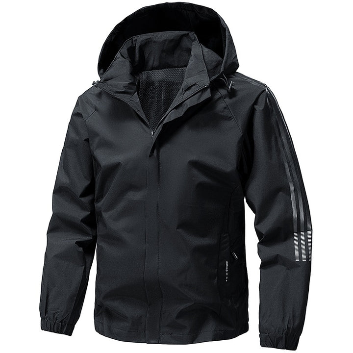 Men's Lightweight Functional Jacket with Adjustable Hood Mune Fashion