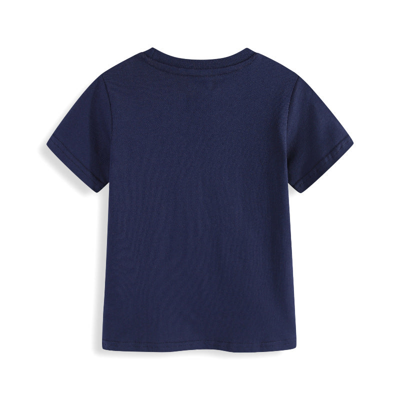 Boys T-shirt with cute dinosaur appliqués Mune Fashion