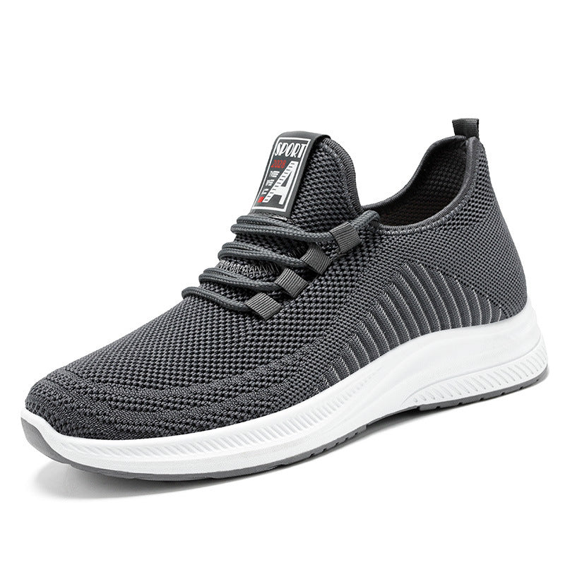 Men's lightweight breathable knit sneakers with cushioned outsole Mune Fashion
