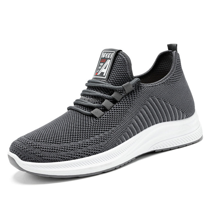 Men's lightweight breathable knit sneakers with cushioned outsole Mune Fashion