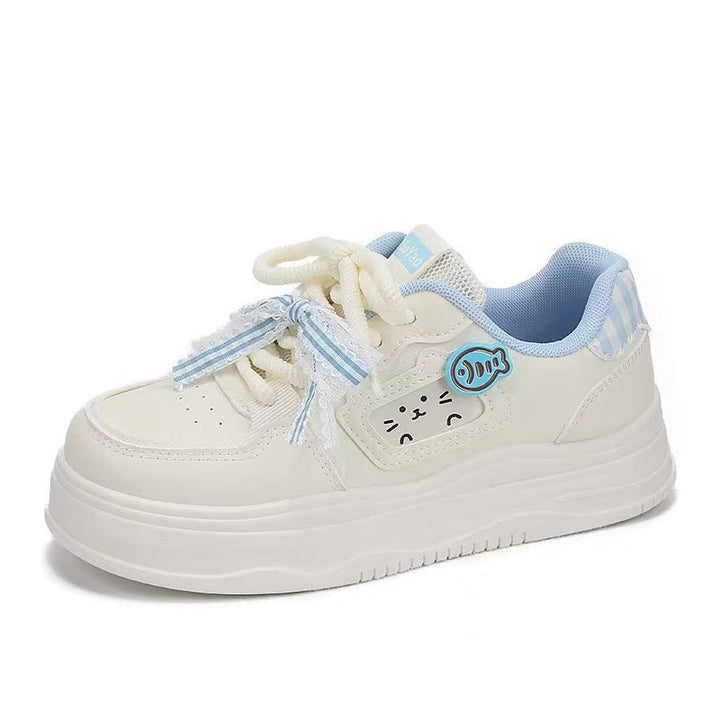 Women Platform Sneakers with playful animal motifs and comfortable sole Mune Fashion