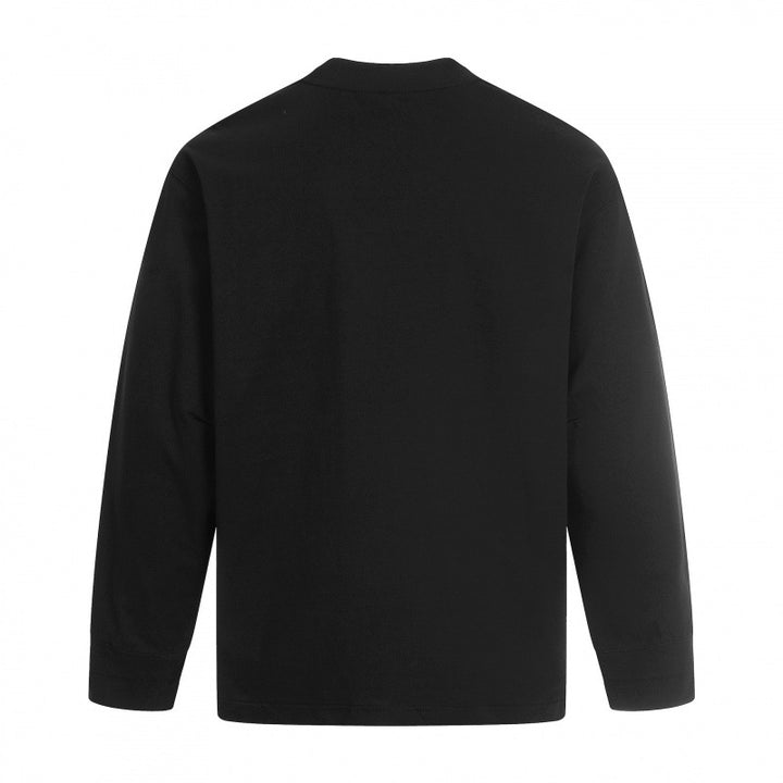 Unisex Long Sleeve Oversized Basic Shirt with Round Neck Mune Fashion