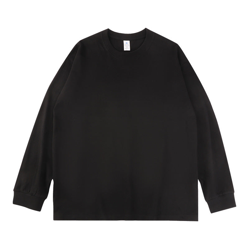 Unisex Oversize-Long Sleeve Sweatshirt with Crew Neck and Ribbed Cuffs Mune Fashion