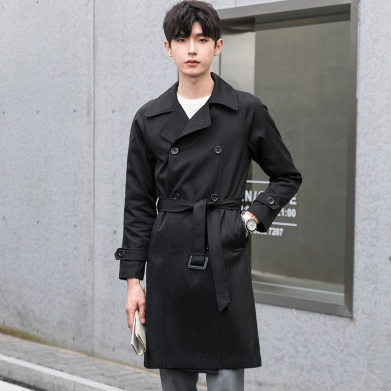 Men's trench coat with double-breasted and tailored fit Mune Fashion