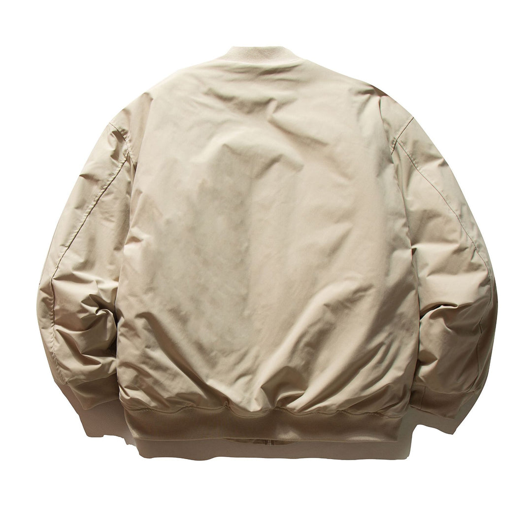 Men's Padded Bomber Jacket in MA-1 Style with Sleeve Utility Pocket Mune Fashion