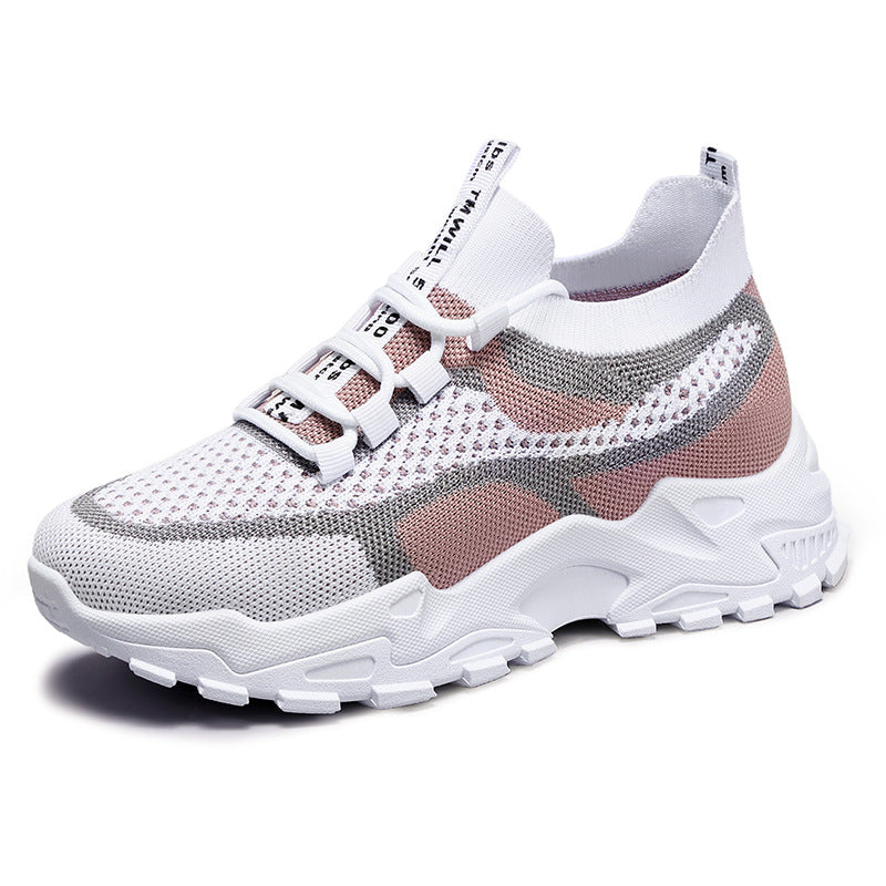 Men's knitted sock sneakers with elastic slip-on design and profiled trail platform Mune Fashion