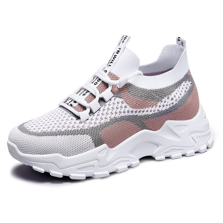 Men's knitted sock sneakers with elastic slip-on design and profiled trail platform Mune Fashion