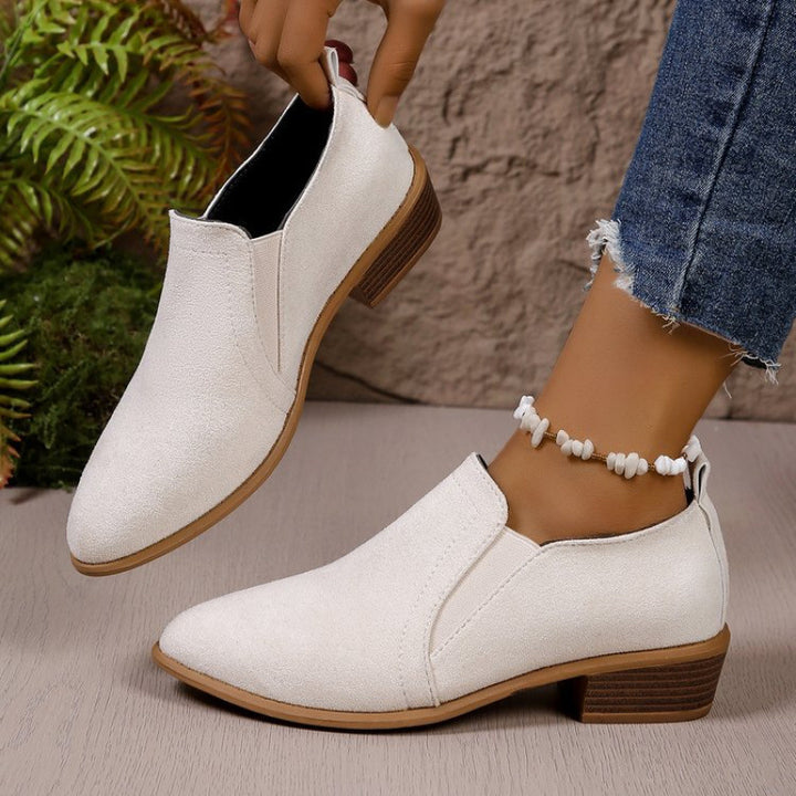Women Comfortable Suede Slippers Mune Fashion