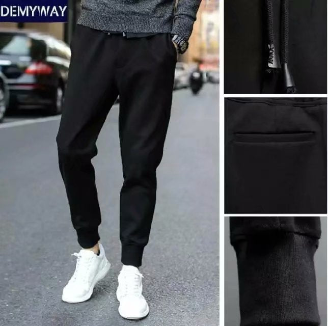 Men's Comfortable Sweatpants with Elastic Waistband and Strategic Pockets Mune Fashion