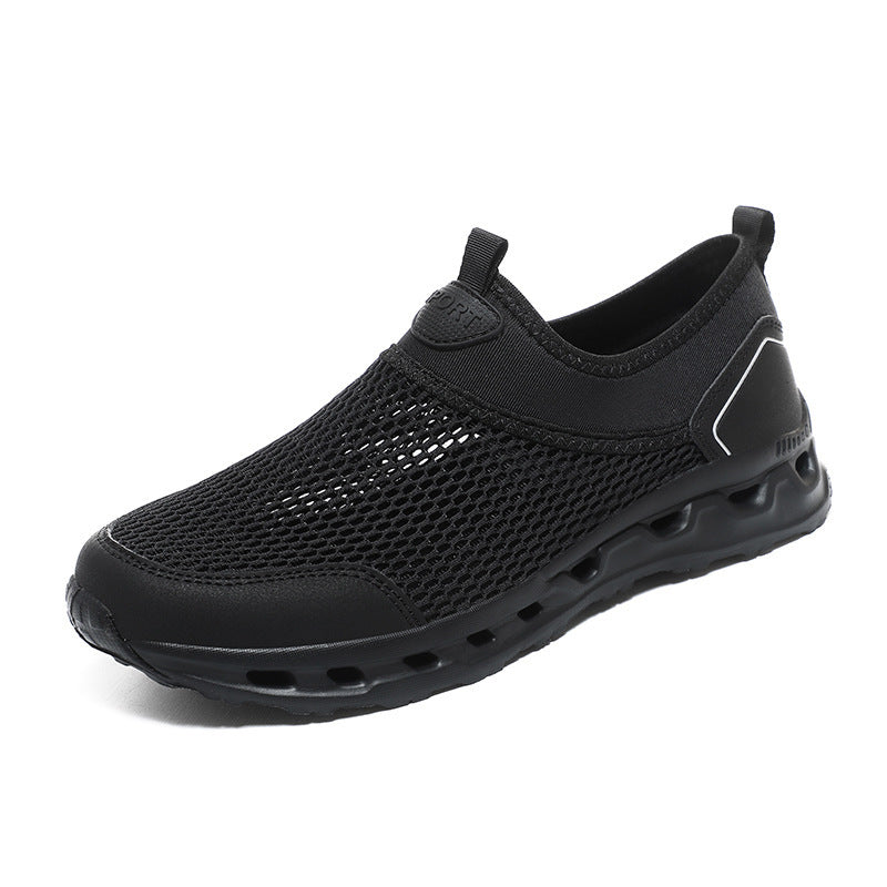 Unisex nan ultra-light mesh slip-on shoe with ventilated hollow chamber cushioning Mune Fashion