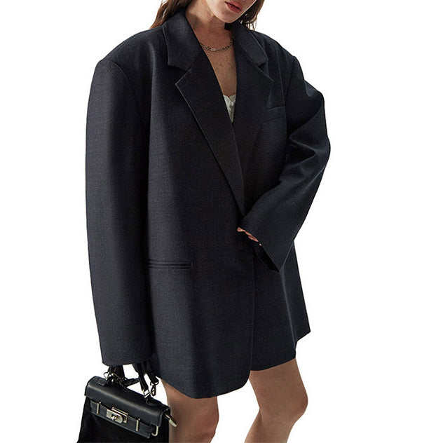 Women Oversized Blazer with Casual Cut Mune Fashion