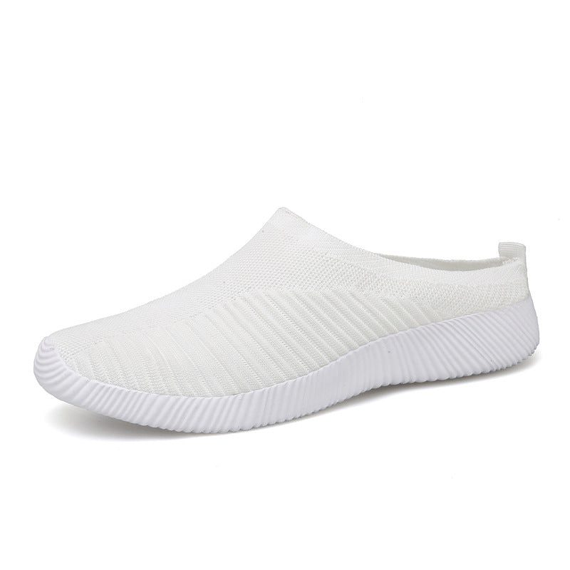 Women nan ultra-light slip-on casual shoes with seamless mesh knit, ergonomic heel tab, and flexible wave outsole Mune Fashion