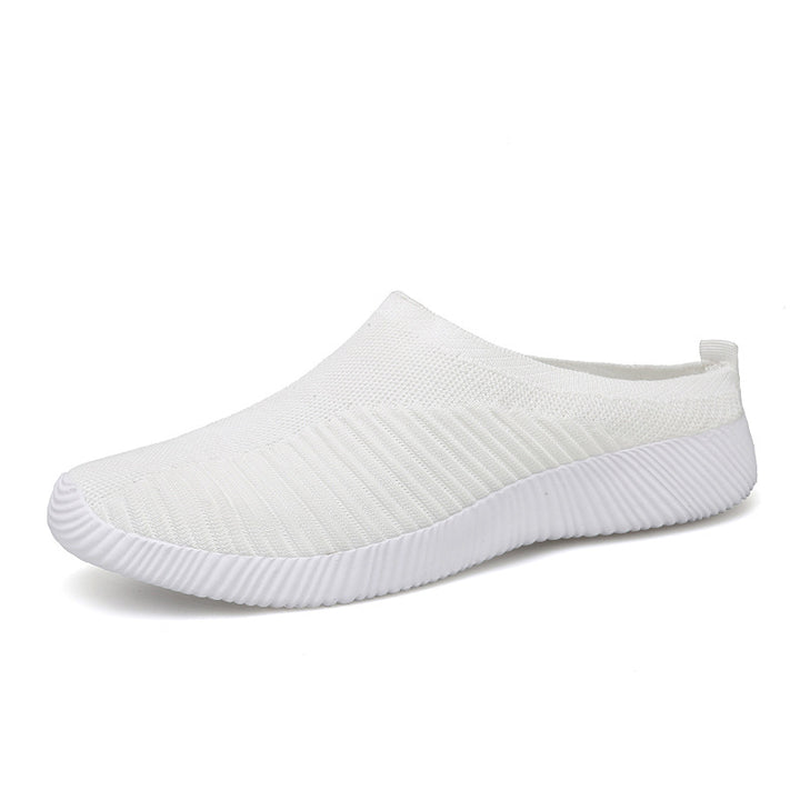 Women nan ultra-light slip-on casual shoes with seamless mesh knit, ergonomic heel tab, and flexible wave outsole Mune Fashion