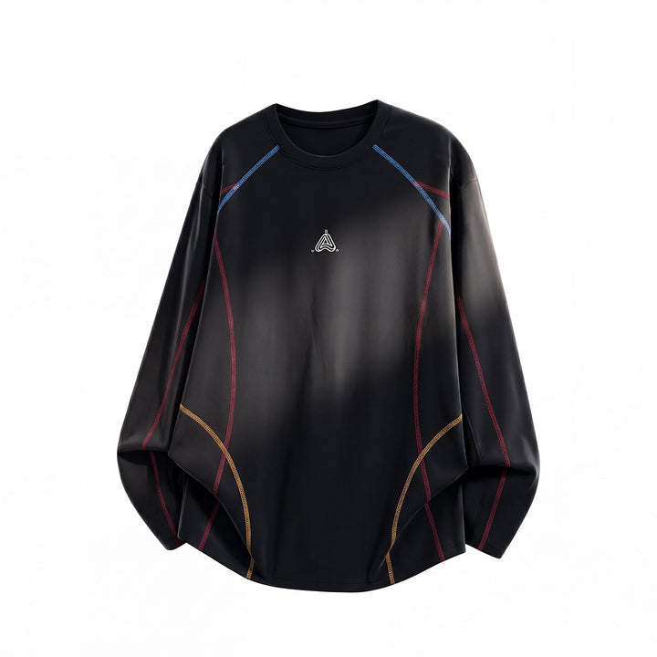 Unisex Wide Cut Sweatshirt with Decorative Flatlock Seams and Raglan Sleeves Mune Fashion