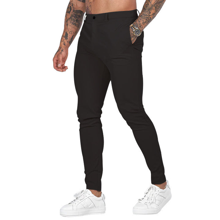 Men's Slim-Fit Stretch Chino with tapered leg and discreet side pockets Mune Fashion