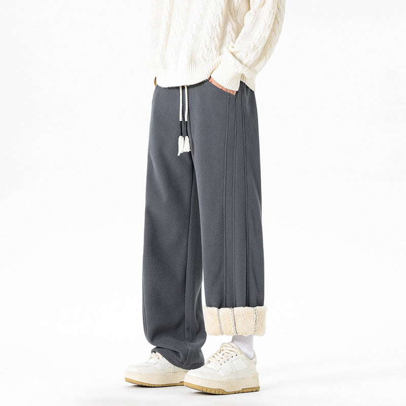Men's Fluffy Relaxed Fit Leisure Pants