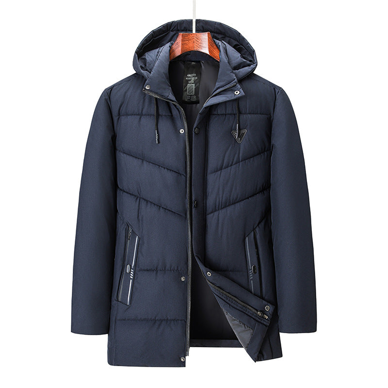 Men's multifunctional quilted jacket with hood Mune Fashion