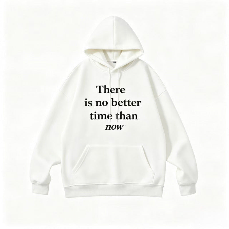 Unisex Oversize Hoodie with Statement Print, French Terry and Kangaroo Pocket Mune Fashion