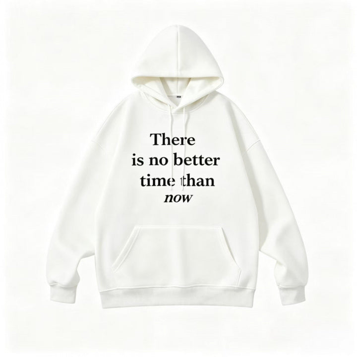 Unisex Oversize Hoodie with Statement Print, French Terry and Kangaroo Pocket Mune Fashion