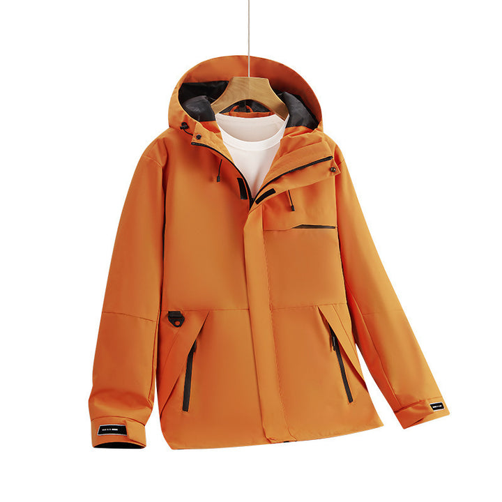 Men's Water-Repellent Softshell Hoodie Jacket with Concealed Zippers and Urban Cut Mune Fashion